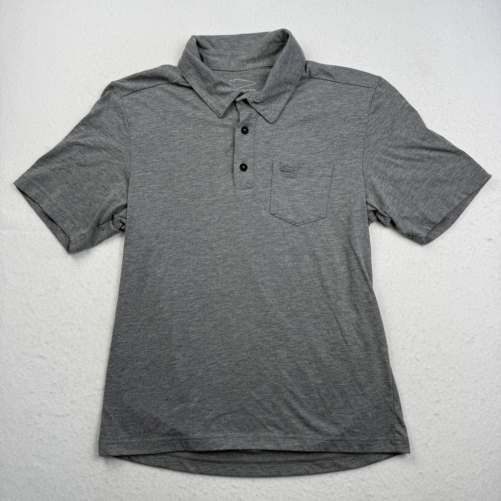 GORUCK TRIBLENDX Polo Shirt Mens Medium Gray Performance Tactical Stretch